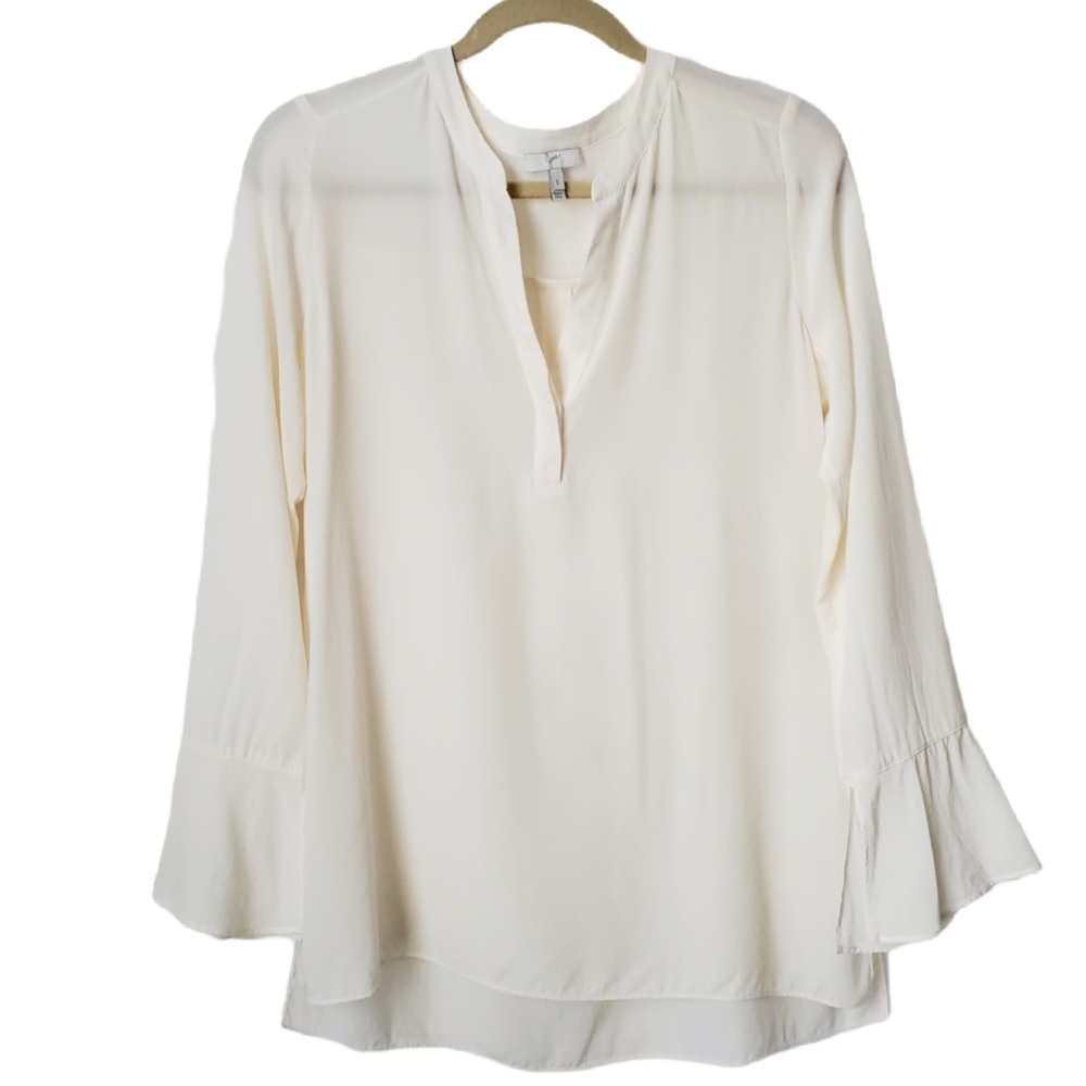 Joie 100% Silk Tandra Blouse Size S - Picture 4 of 14